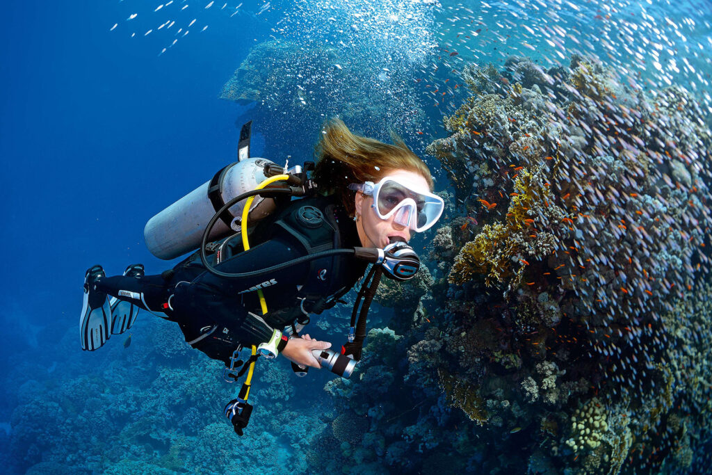 Diving for certified divers